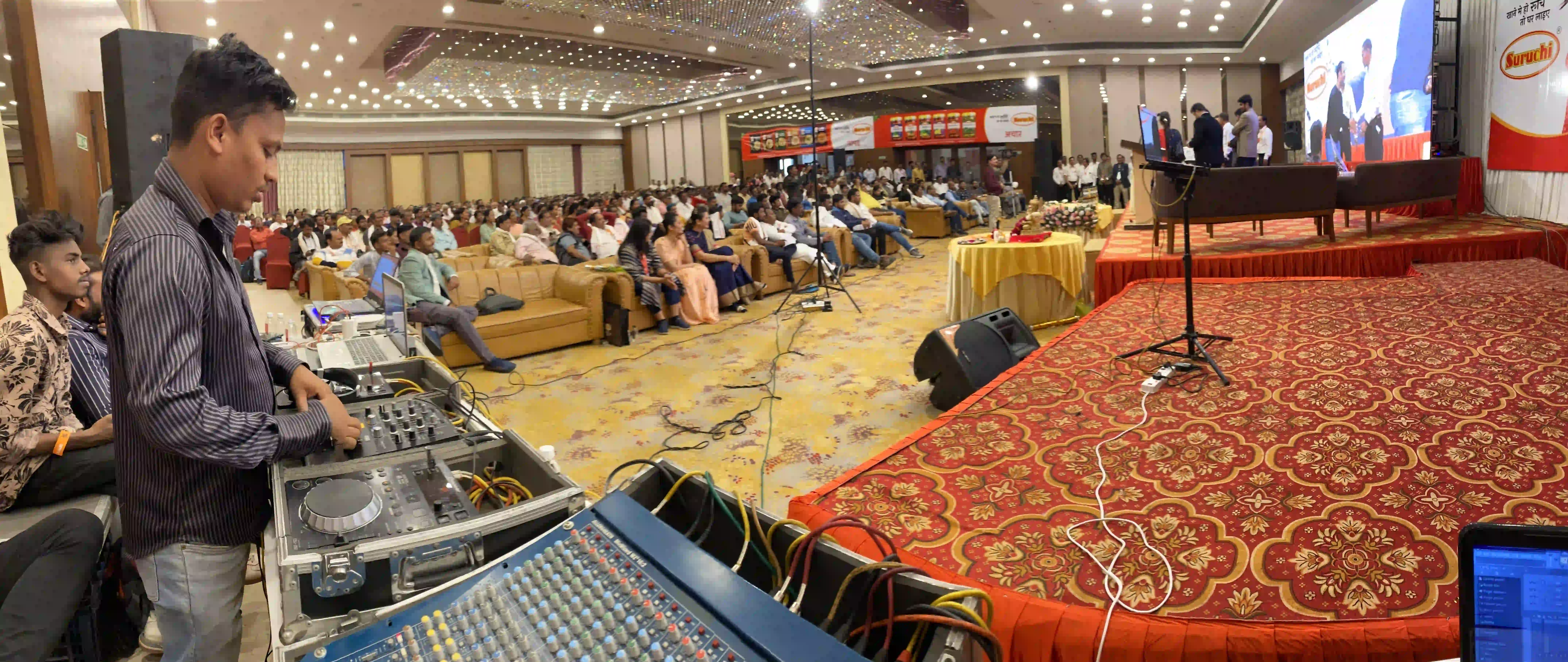 Professional Conference Sound Setup